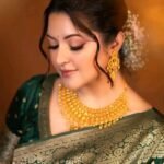 পরিমনি বেনারসি ❤️ পিউর জাপানি সিল্ক বেনারসী প্রিন্ট শাড়ি - Image 2