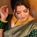 পরিমনি বেনারসি ❤️ পিউর জাপানি সিল্ক বেনারসী প্রিন্ট শাড়ি - Image 4