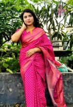 পরিস্থান এক্সক্লুসিভ জাপানি সিল্ক জামদানি ব্লক প্রিন্ট এডিশন - Image 2